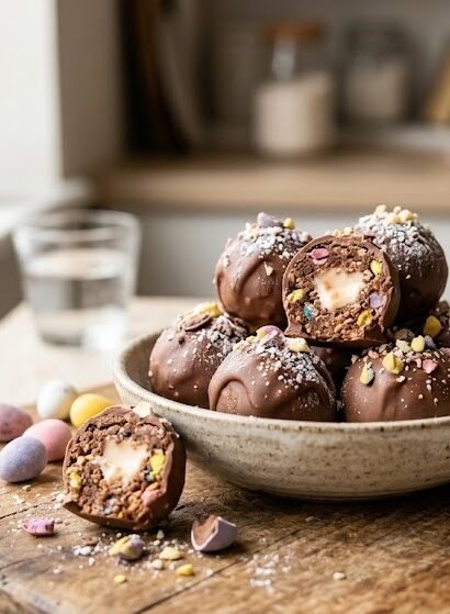 cadbury mini egg protein balls