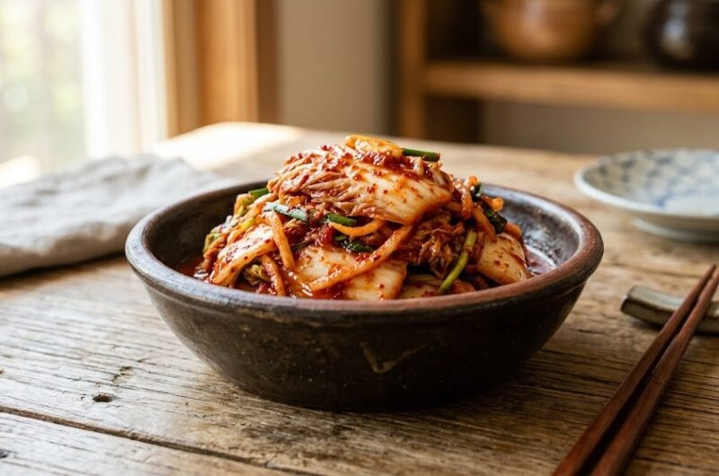 Kimchi Recipe (Napa Cabbage Kimchi)