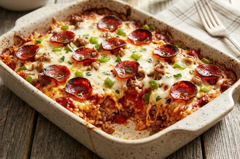 Pizza Rice Bake (Pizzaiola Rice)