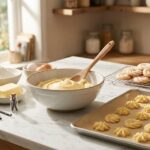 homemade butter cookies plate