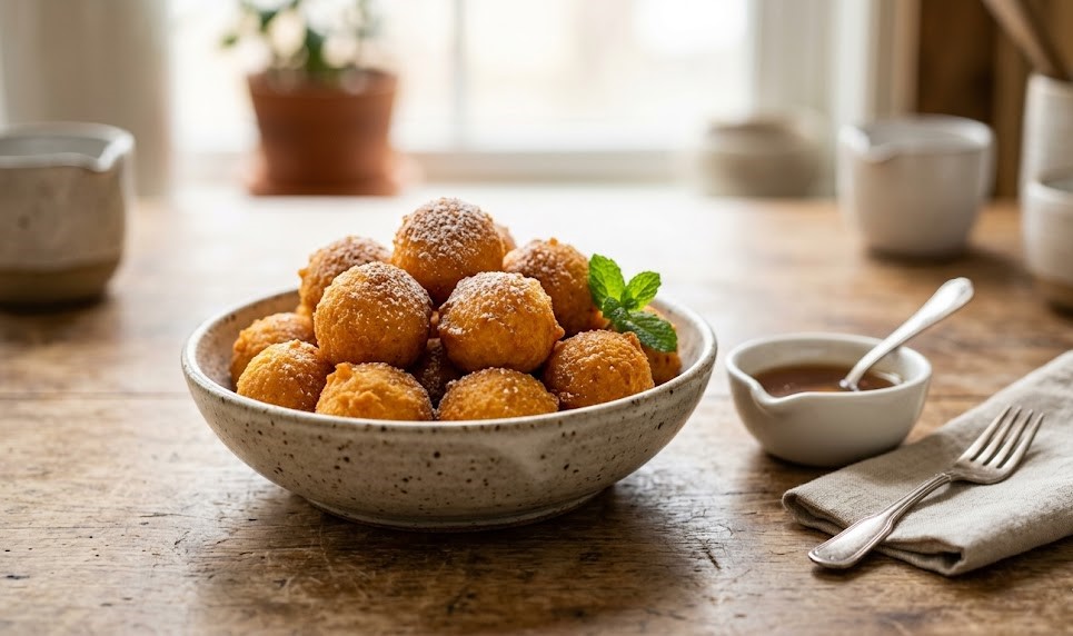 thai street food sweet potato balls