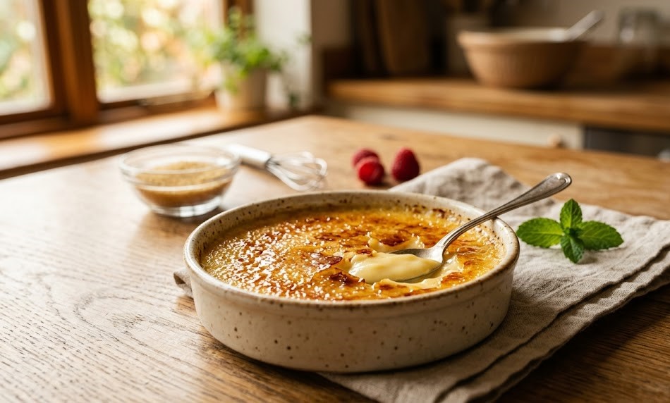 creamy french custard dessert
