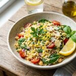 lemon orzo