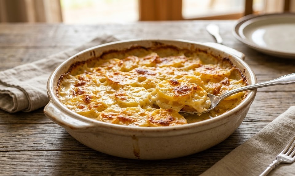 homemade au gratin potatoes