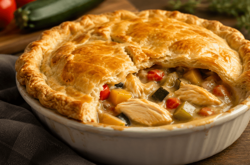 Ratatouille Chicken Pot Pie