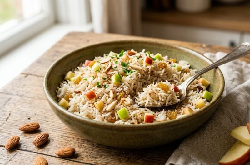 Apple Almond Rice