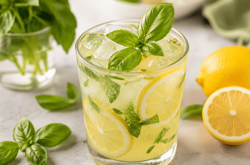Fresh Basil Lemonade