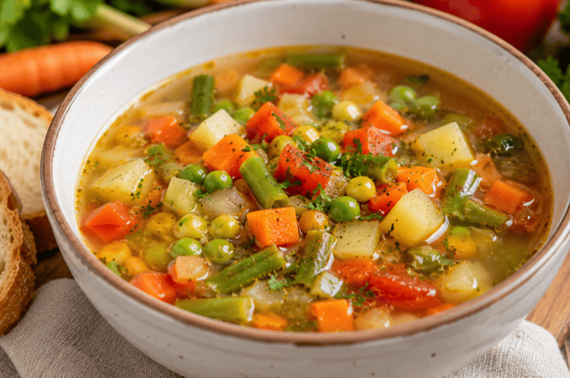 Vegetable Coconut Curry Soup