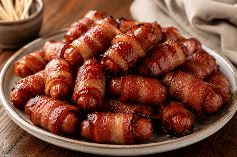 Bacon Wrapped Smokies