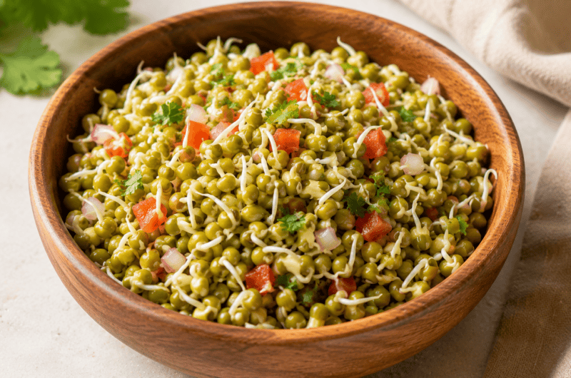Sprouted Moong Chaat