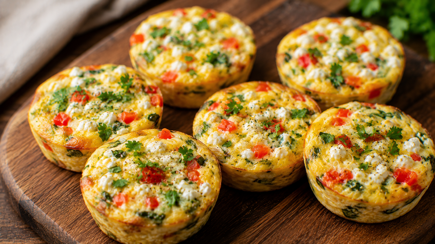 Egg Cups with Cottage Cheese