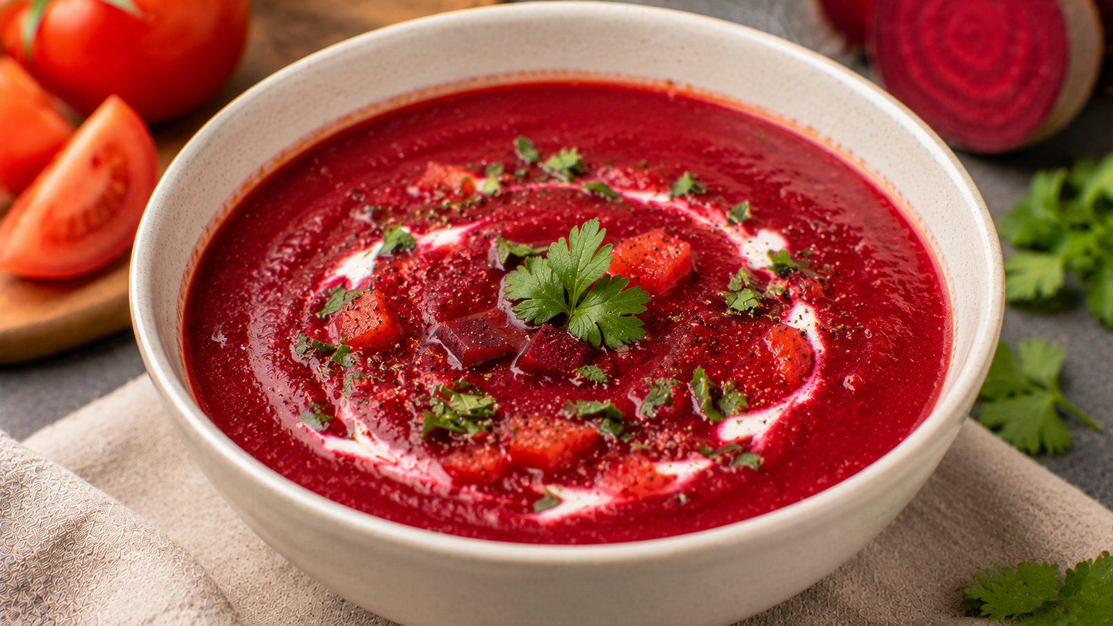 Tomato And Beet Soup
