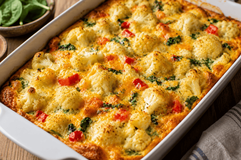 Cauliflower Breakfast Bake